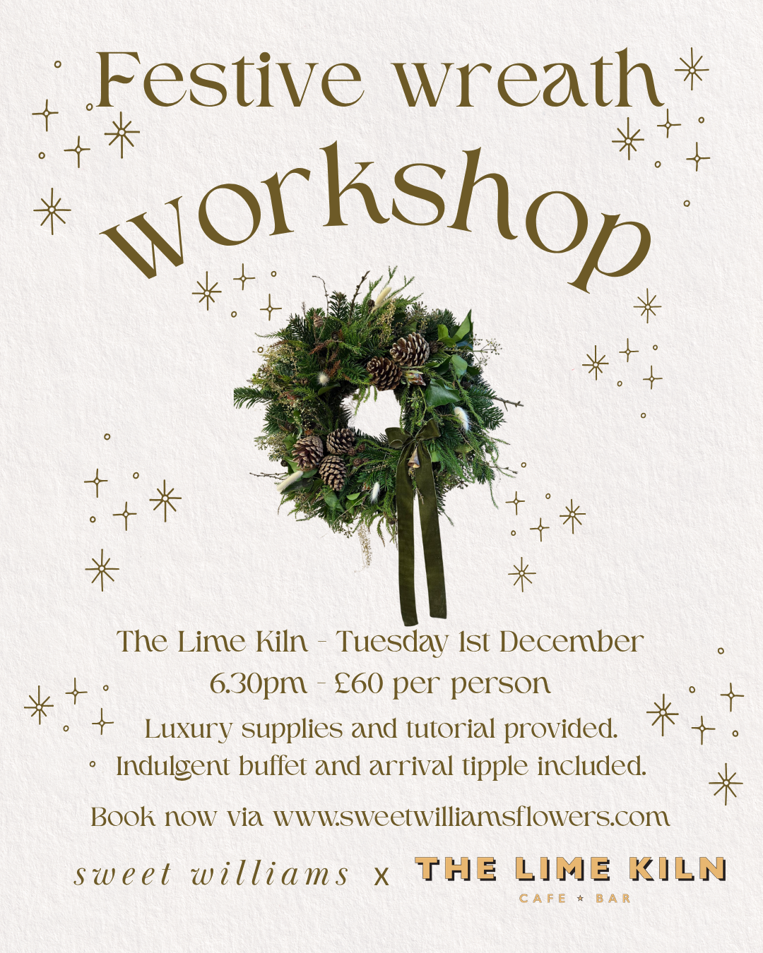 Wreath Making Workshop - Lime Kiln