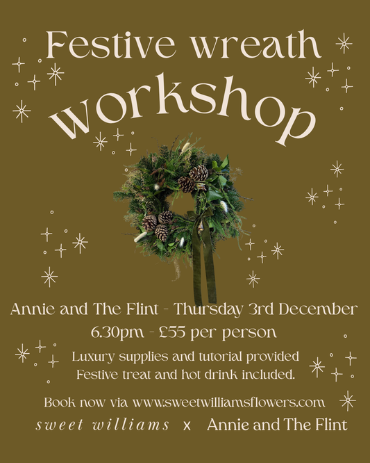 Wreath Making Workshop - Annie and The Flint