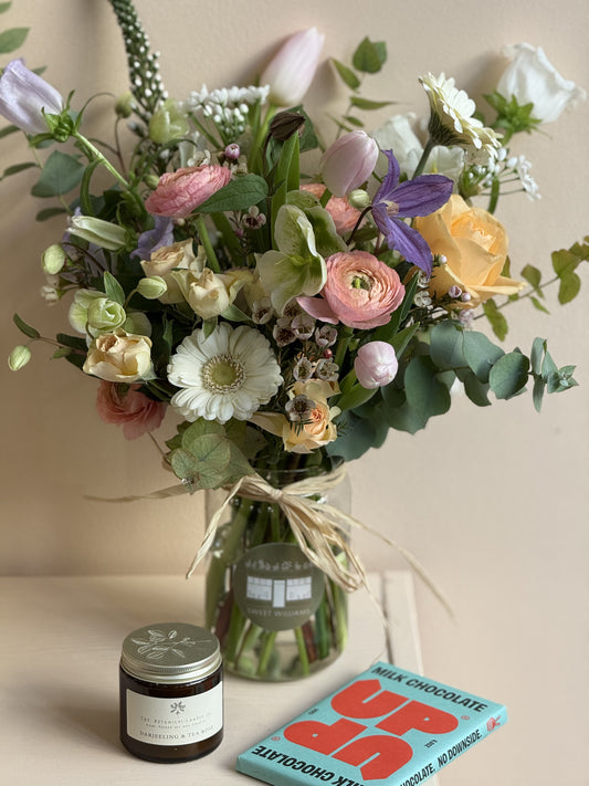 Seasonal Jar Arrangement