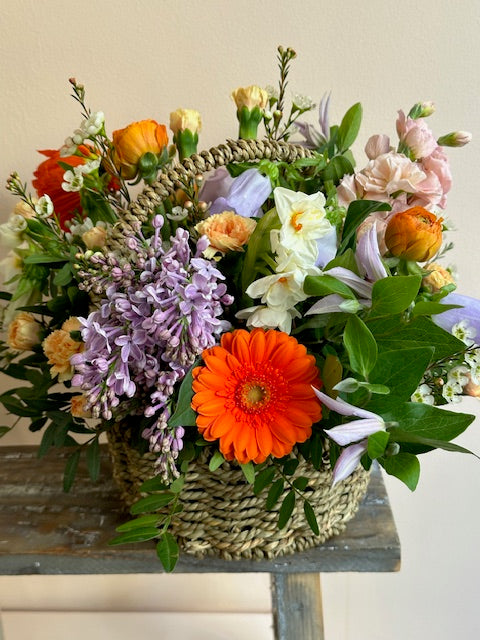 Seasonal Gift Basket Arrangement