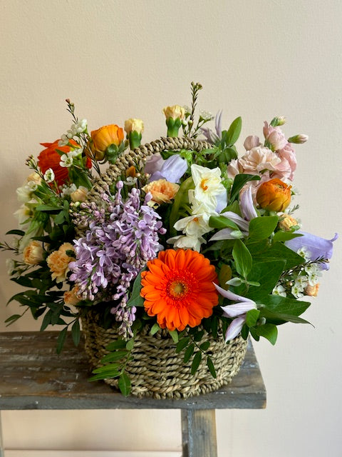 Seasonal Gift Basket Arrangement