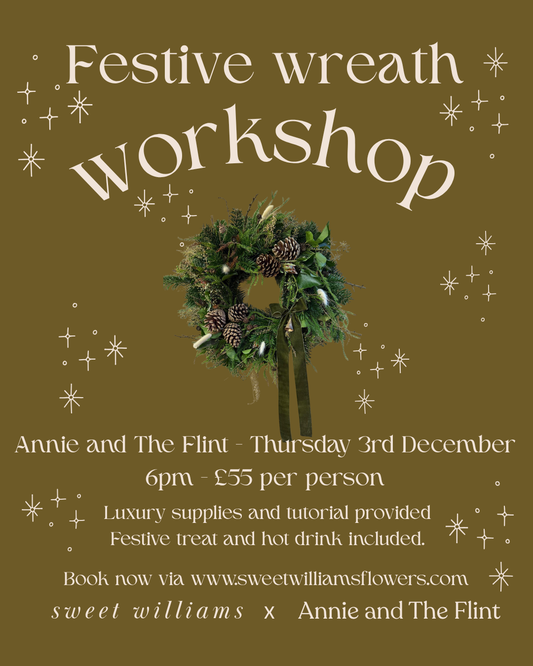 Wreath Making Workshop - Annie and The Flint