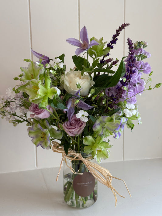 Seasonal Jar Arrangement