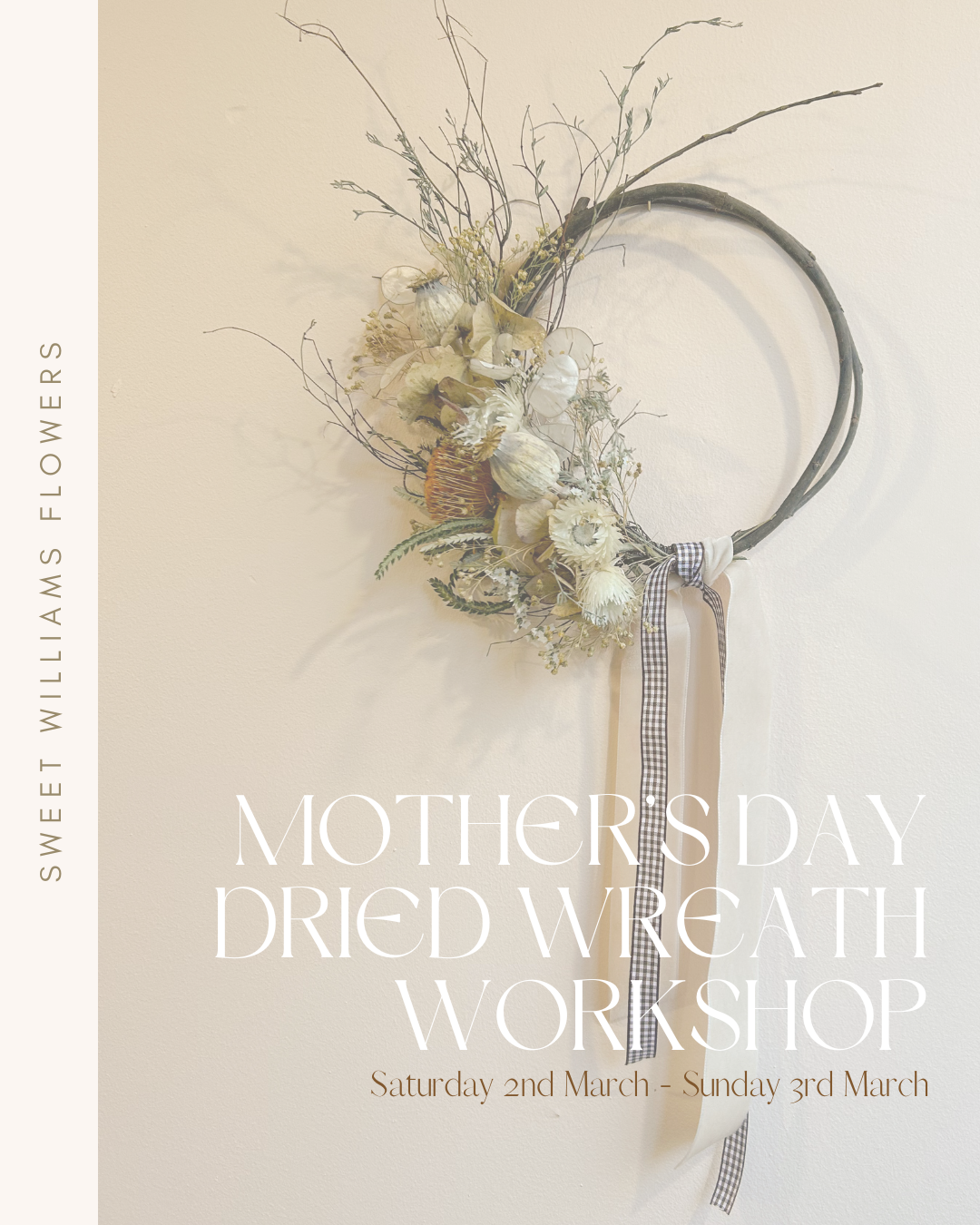 Mother's Day Dried Wreath Workshop