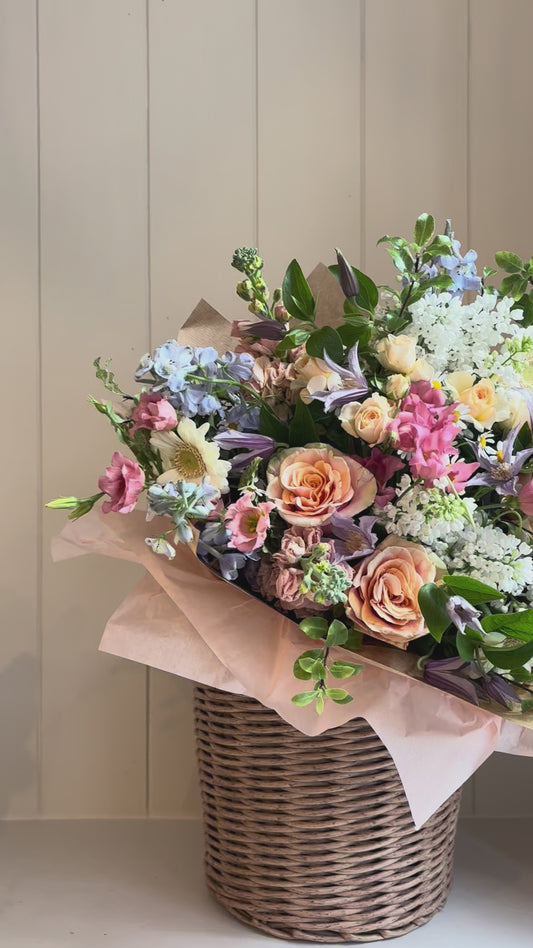 The Mother's Day Aqua Bouquet - Spring Pastels (Pre-order)